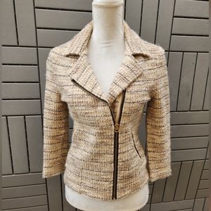 Lucky Brand Tan Moto Jacket